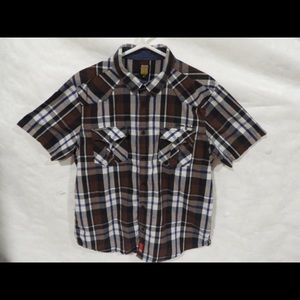 Dickies Usa T-shirt XL Brown , White , Black